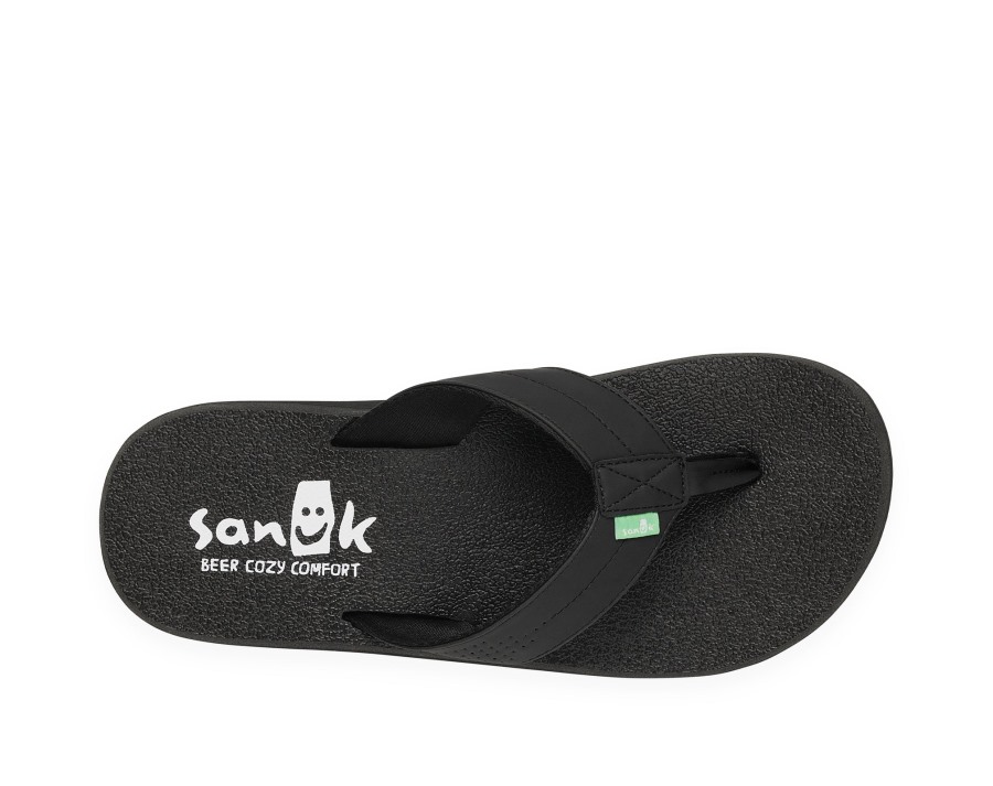 Sanuk M Beer Cozy Coaster Black