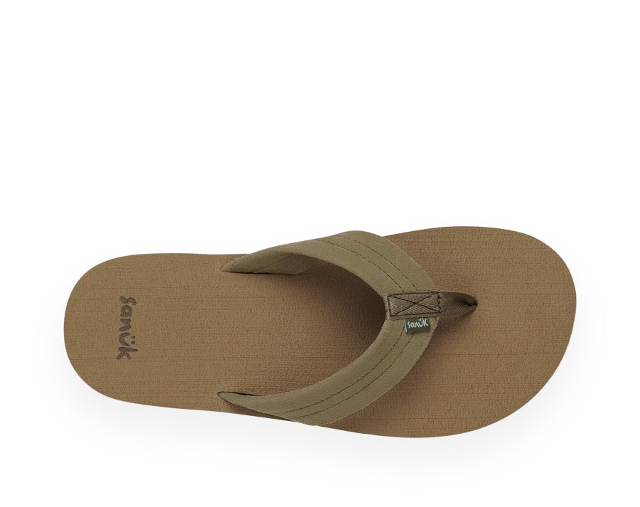 Sanuk M Beer Cozy Stacker Suede Tan