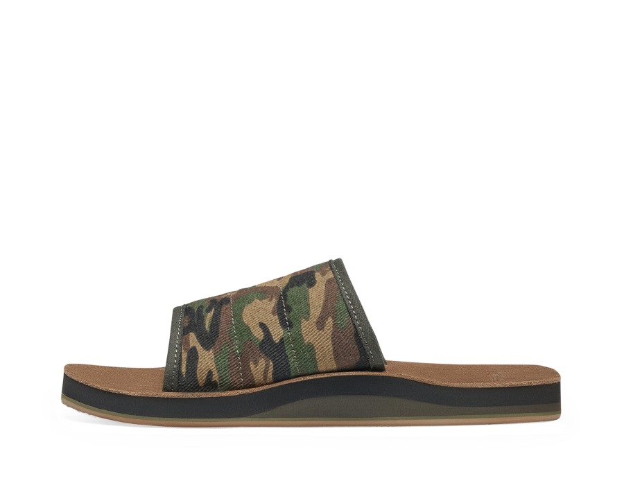 Sanuk M Bixby Camo Hemp Woodland Camo