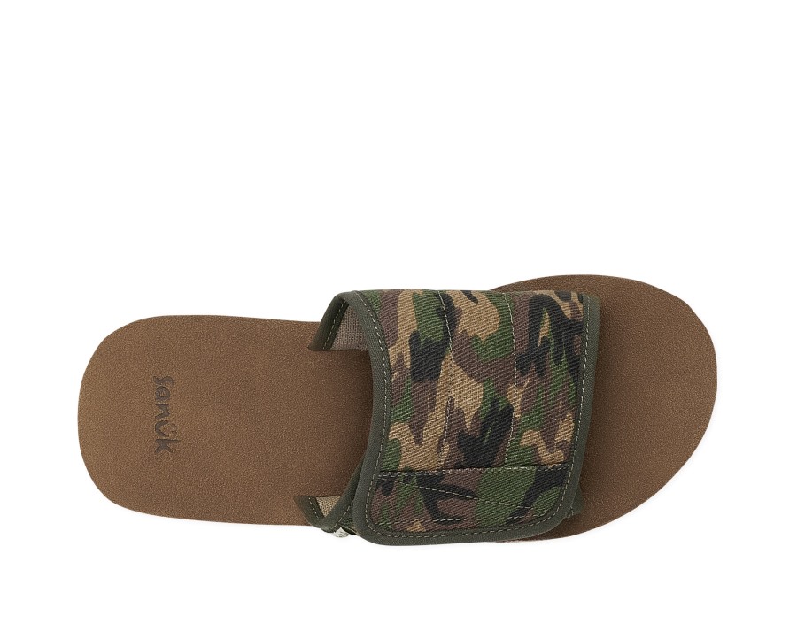 Sanuk M Bixby Camo Hemp Woodland Camo