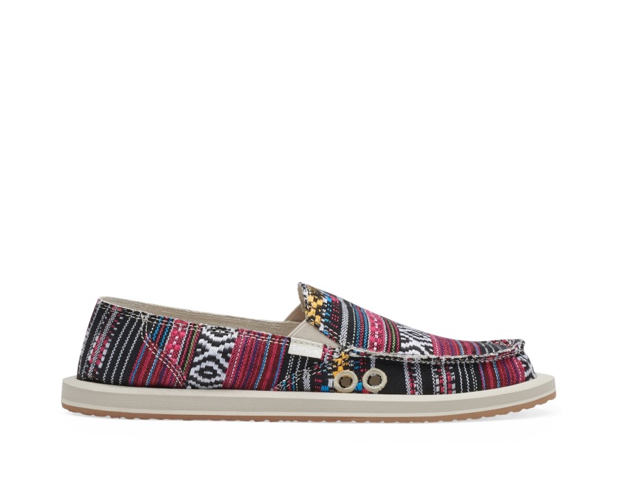 Sanuk W Donna Geo Black Multi