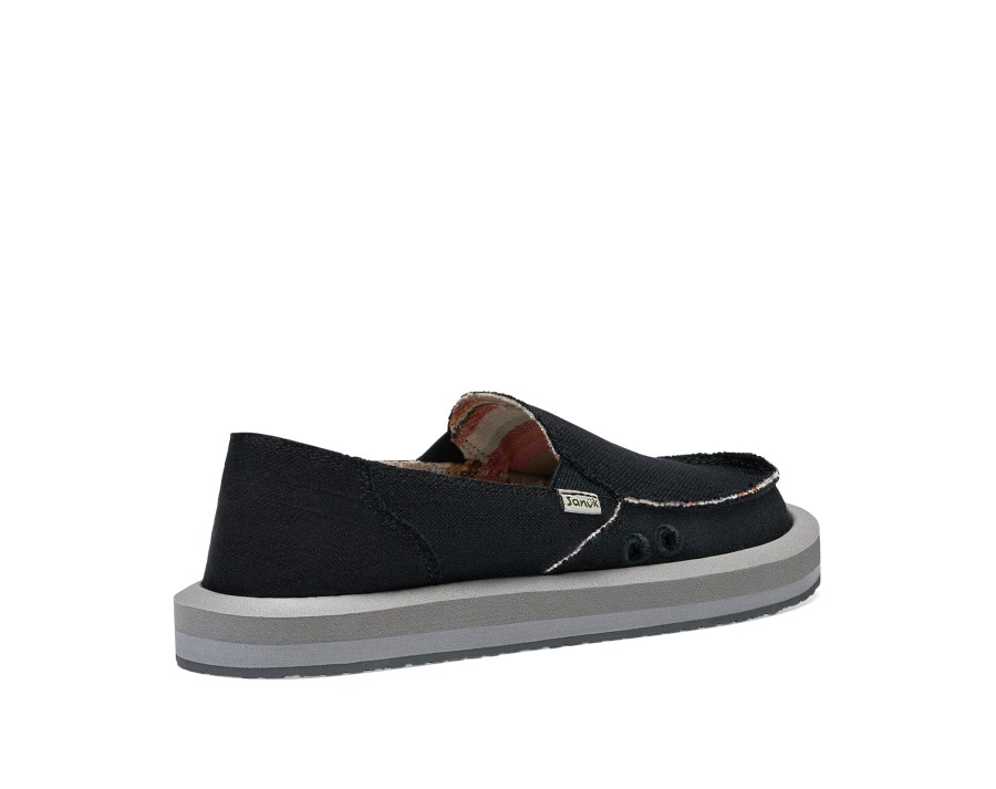 Sanuk W Donna St Hemp Ebony