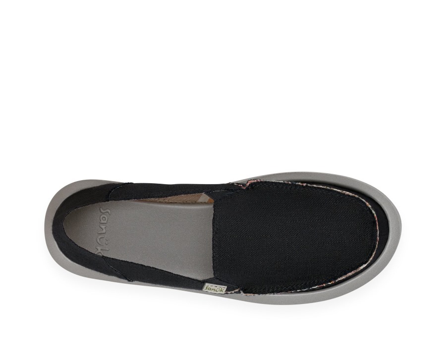 Sanuk W Donna St Hemp Ebony