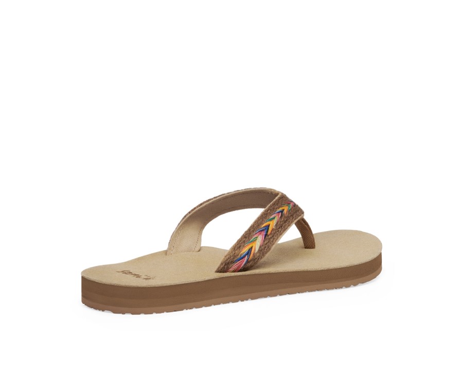 Sanuk W Fraidy Hemp Rainbow