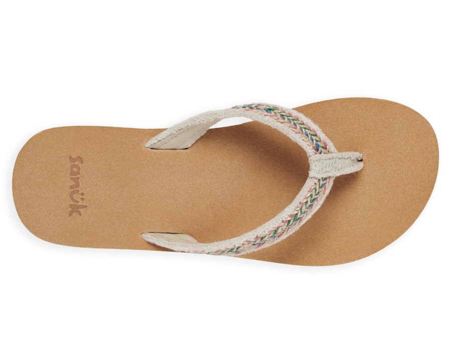Sanuk W Fraidy Jute Natural Multi