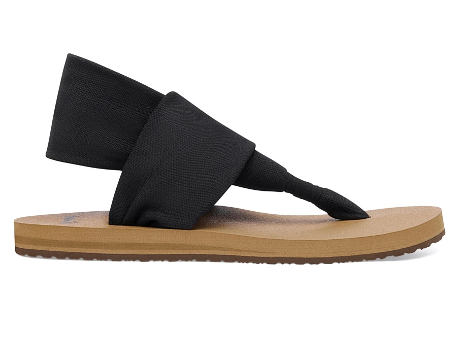 Sanuk W Sling St Black-Tan