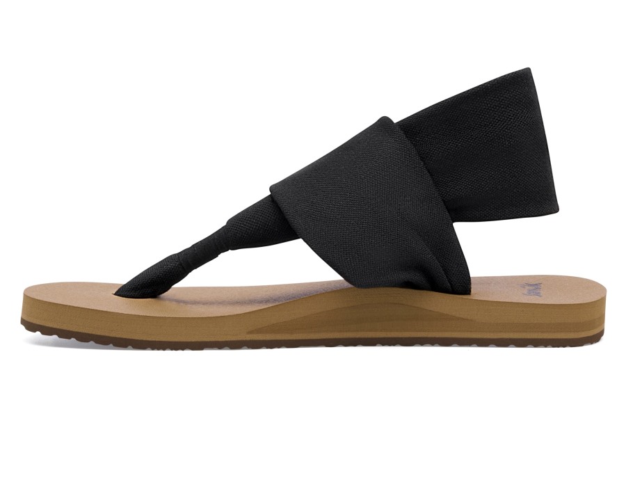 Sanuk W Sling St Black-Tan