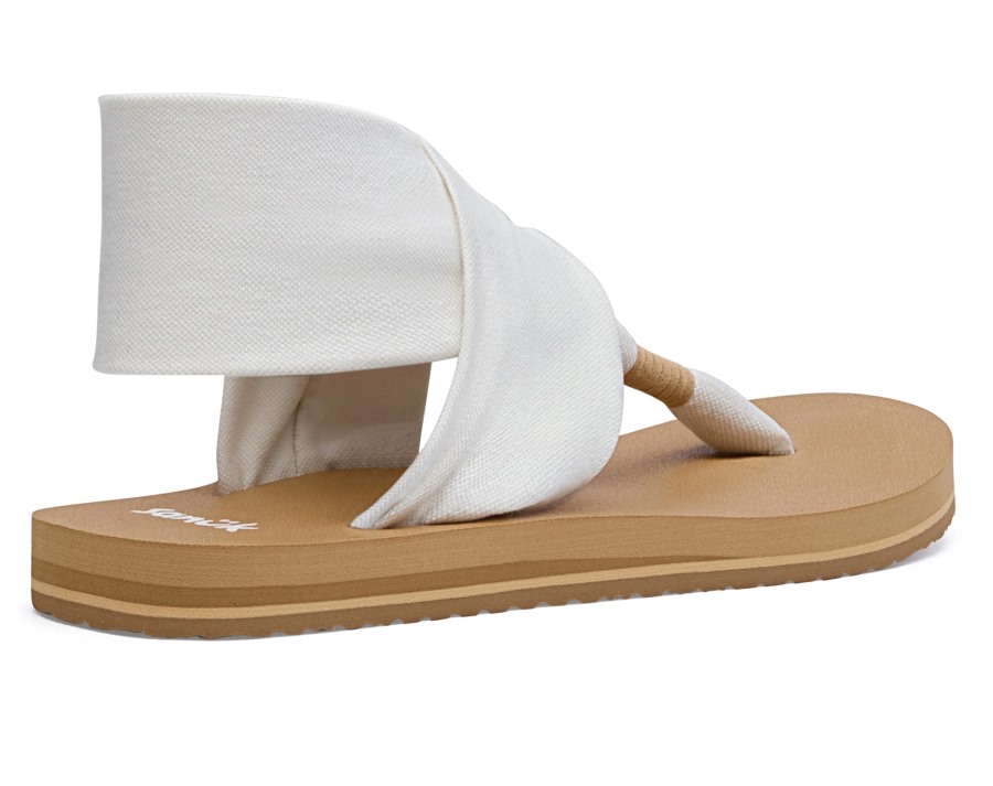 Sanuk W Sling St White-Tan