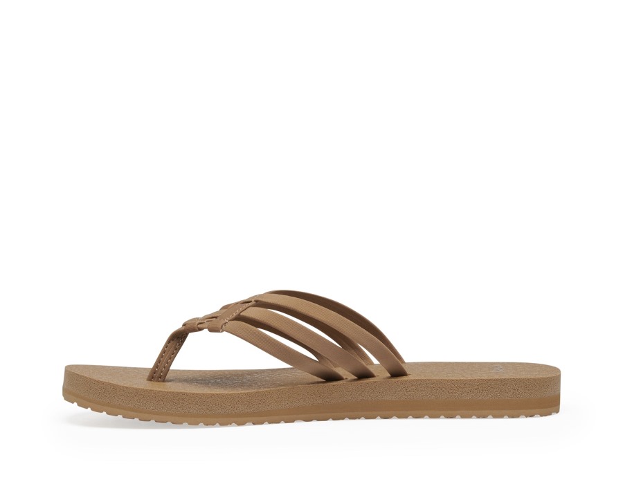 Sanuk W Yoga Sandy Tobacco Brown