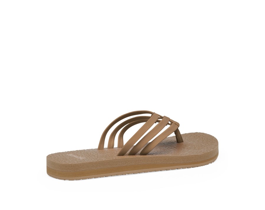 Sanuk W Yoga Sandy Tobacco Brown