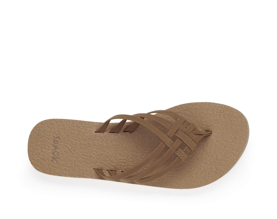 Sanuk W Yoga Sandy Tobacco Brown