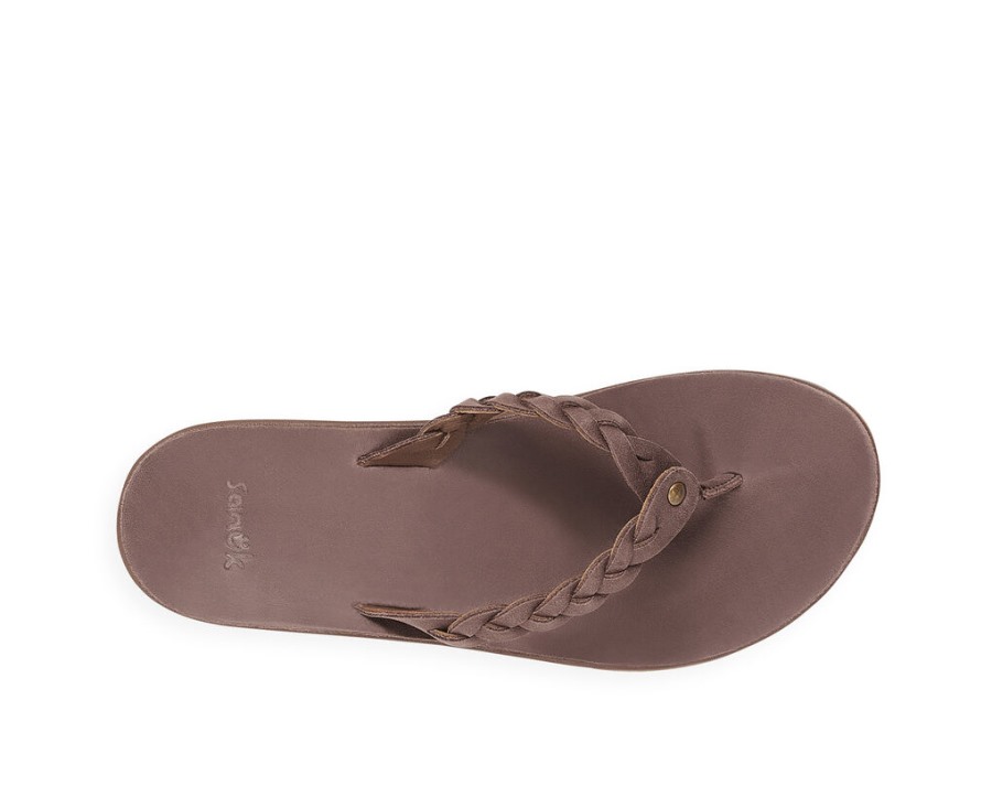 Sanuk Cosmic Yoga Joy Braid Lx Brown