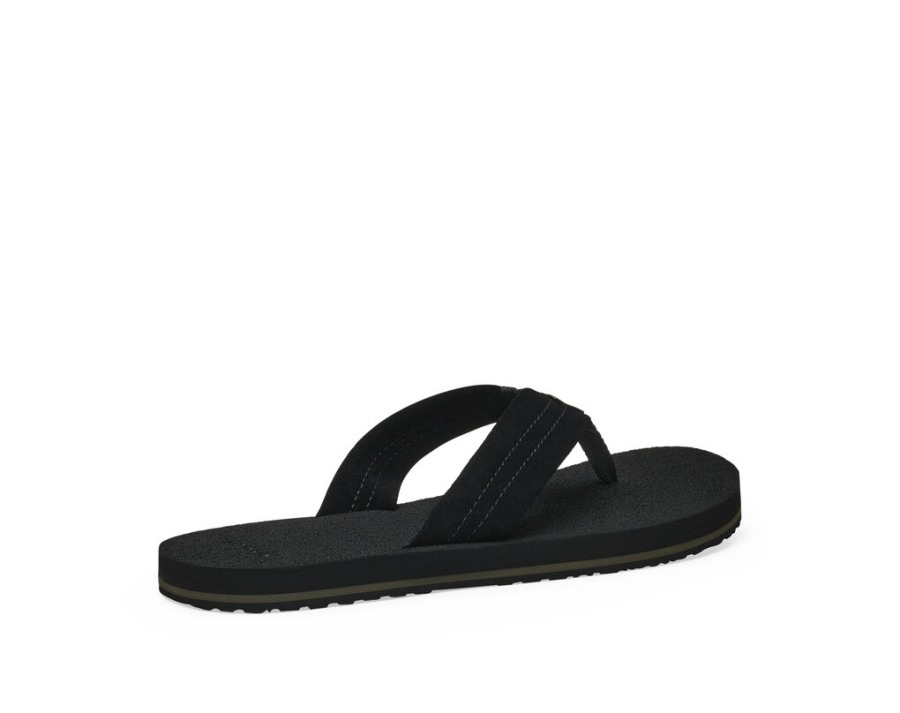 Sanuk Beer Cozy Stacker Suede Black