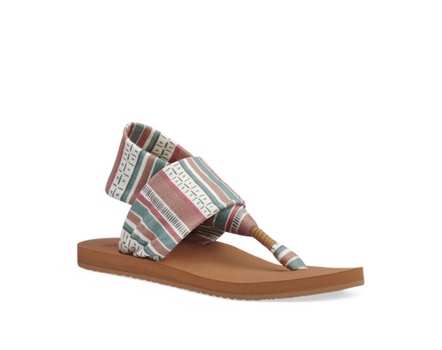 Sanuk Sling St Dash And Stripe Multi
