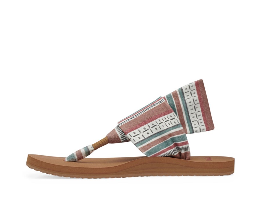 Sanuk Sling St Dash And Stripe Multi
