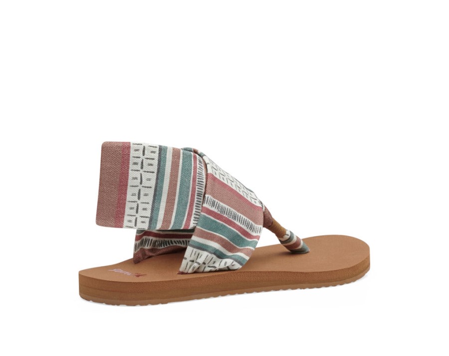 Sanuk Sling St Dash And Stripe Multi