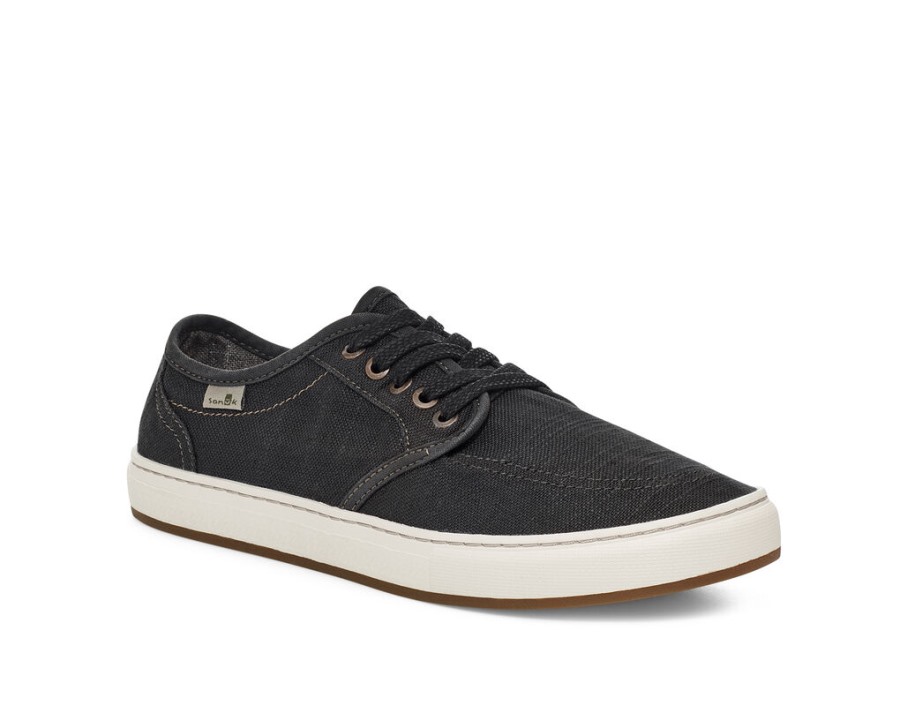 Sanuk Tideline Lace Hemp Washed Black