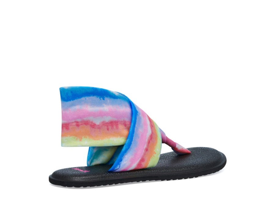 Sanuk Yoga Sling Burst Tie Dye Rainbow
