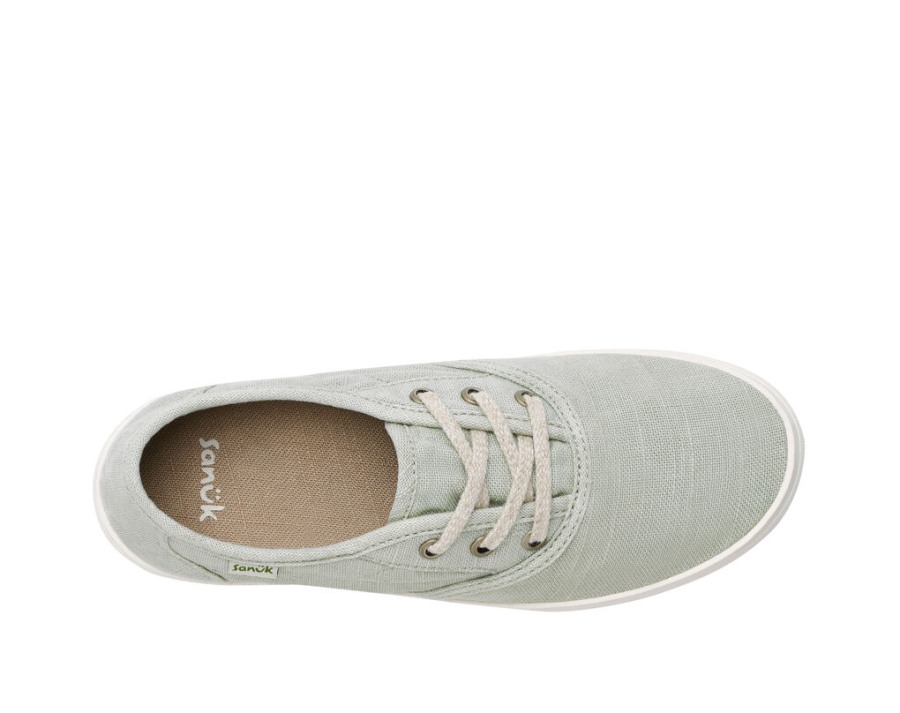 Sanuk Avery Lace Hemp Washed White