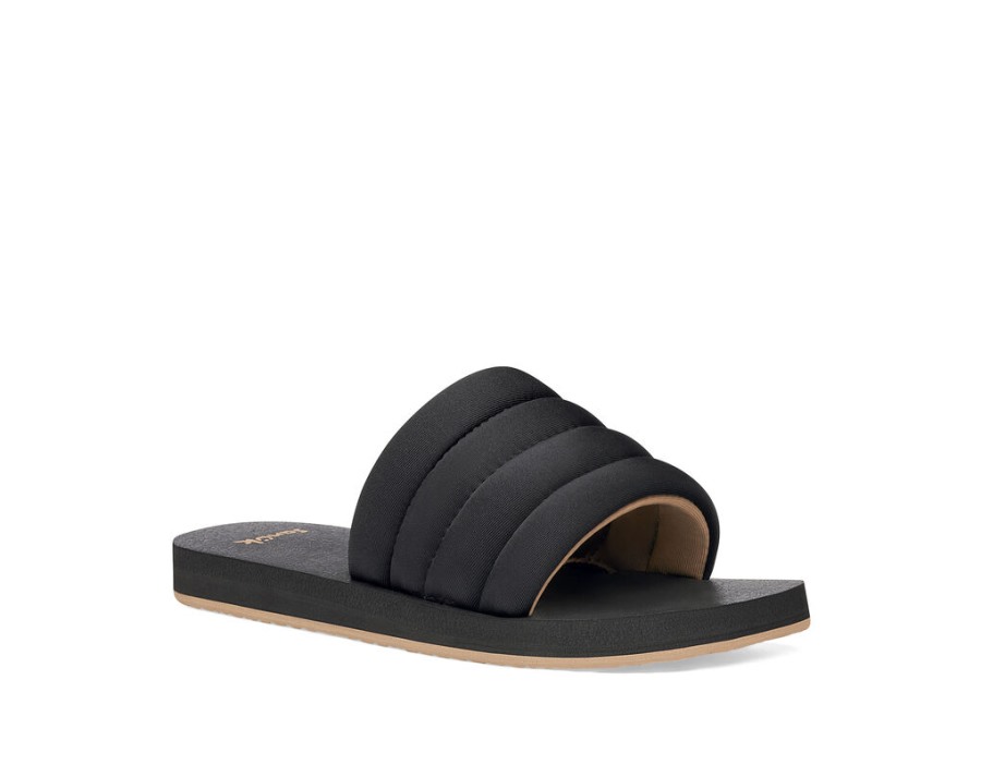 Sanuk Puff N Slide St Black