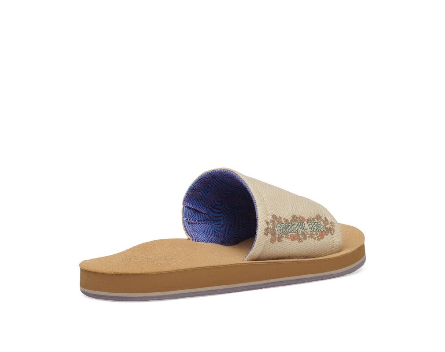Sanuk Lola X Grateful Dead Tan