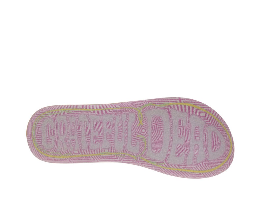 Sanuk Lola X Grateful Dead Tan