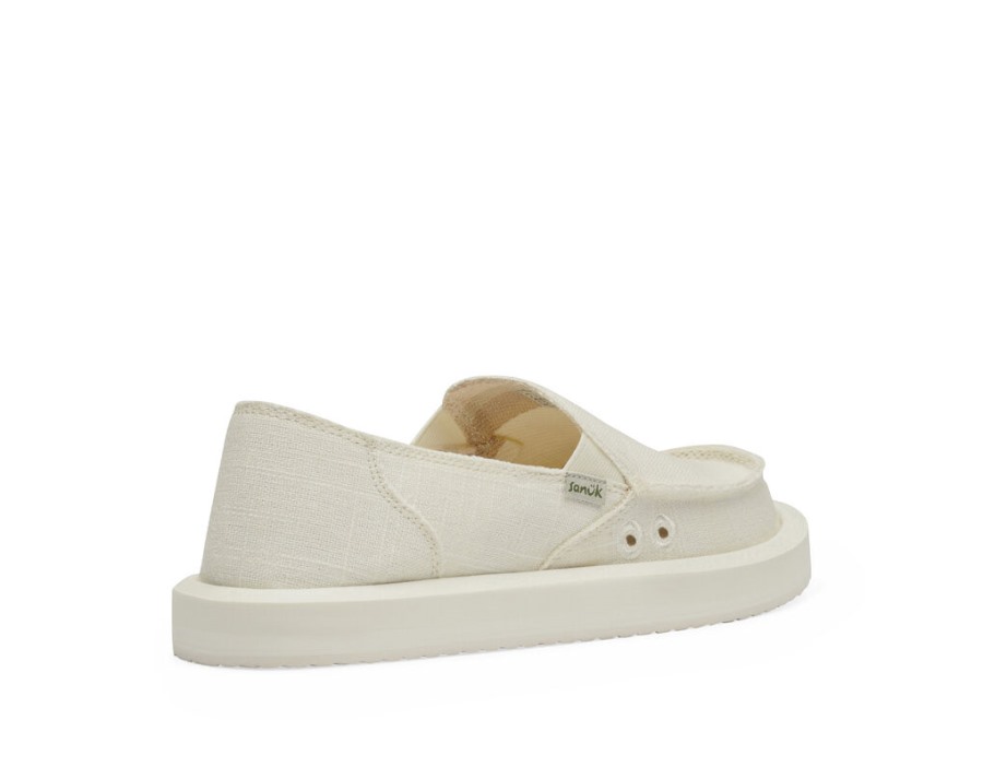 Sanuk Donna St Hemp White