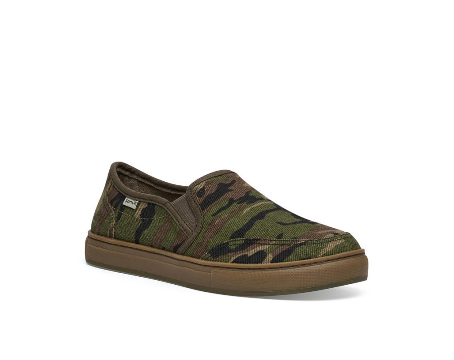 Sanuk Tideline Hemp Camo Woodland Camo