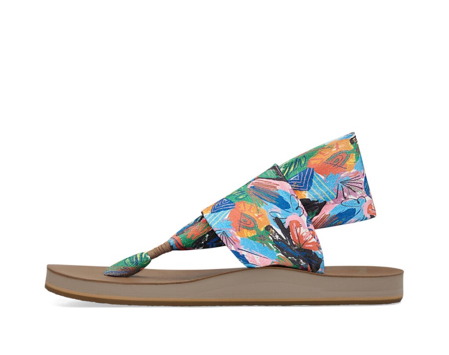 Sanuk Sling St X Ppf Narrow Fit Multi