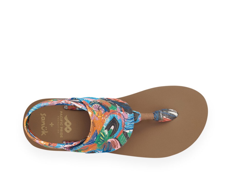 Sanuk Sling St X Ppf Narrow Fit Multi