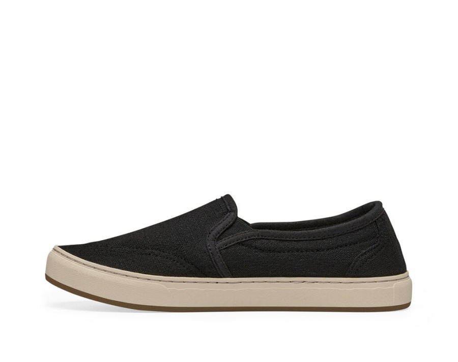Sanuk Avery Hemp Washed Black