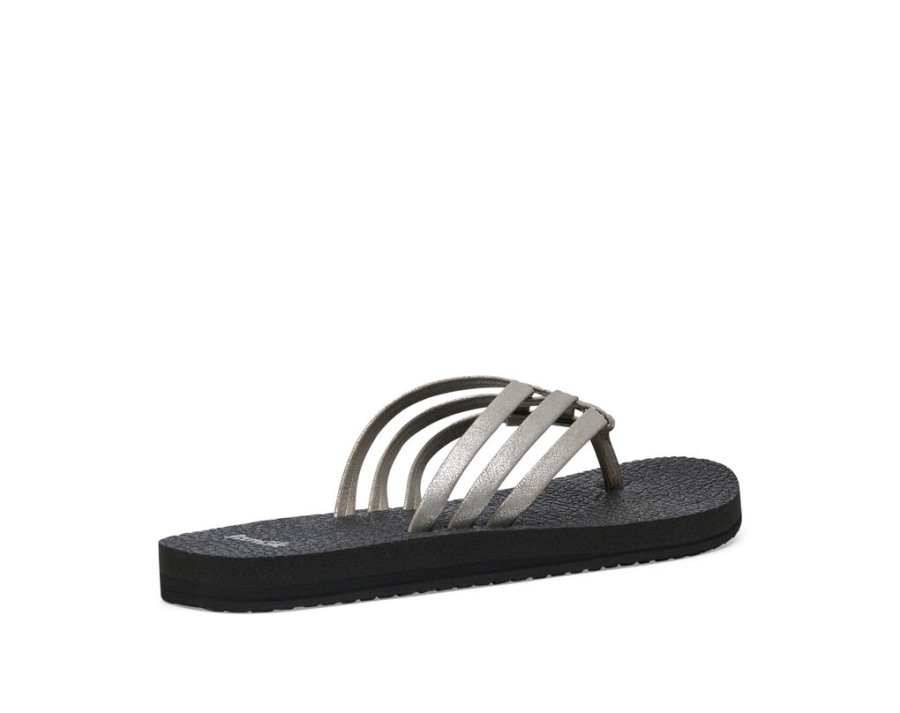 Sanuk Yoga Sandy Metallic Silver