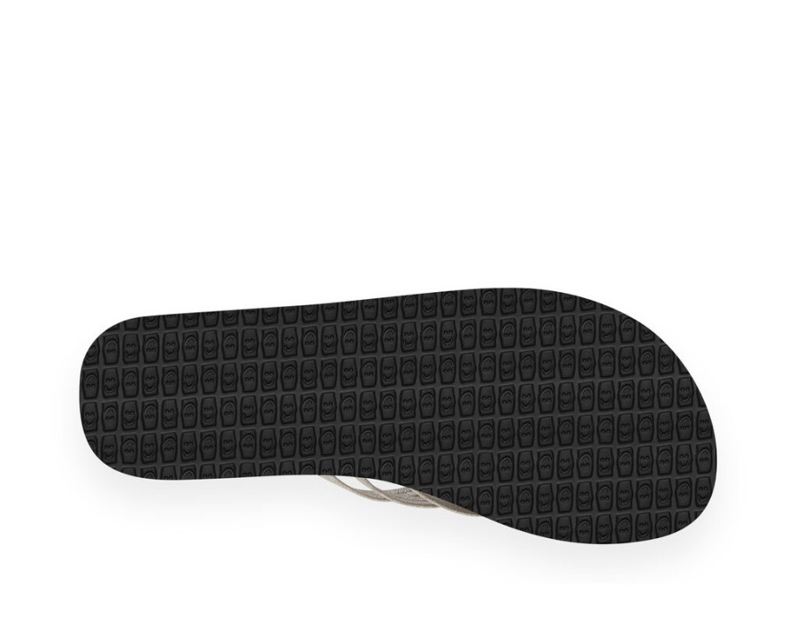 Sanuk Yoga Sandy Metallic Silver