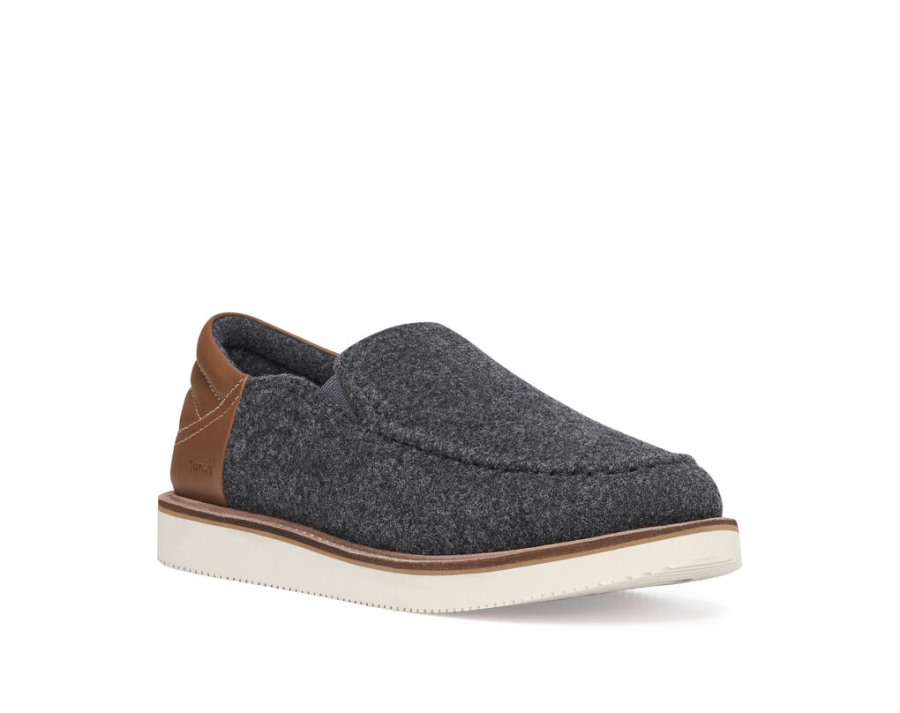 Sanuk Cozy Vibe Low Sm Wool Dark Grey