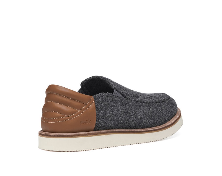 Sanuk Cozy Vibe Low Sm Wool Dark Grey