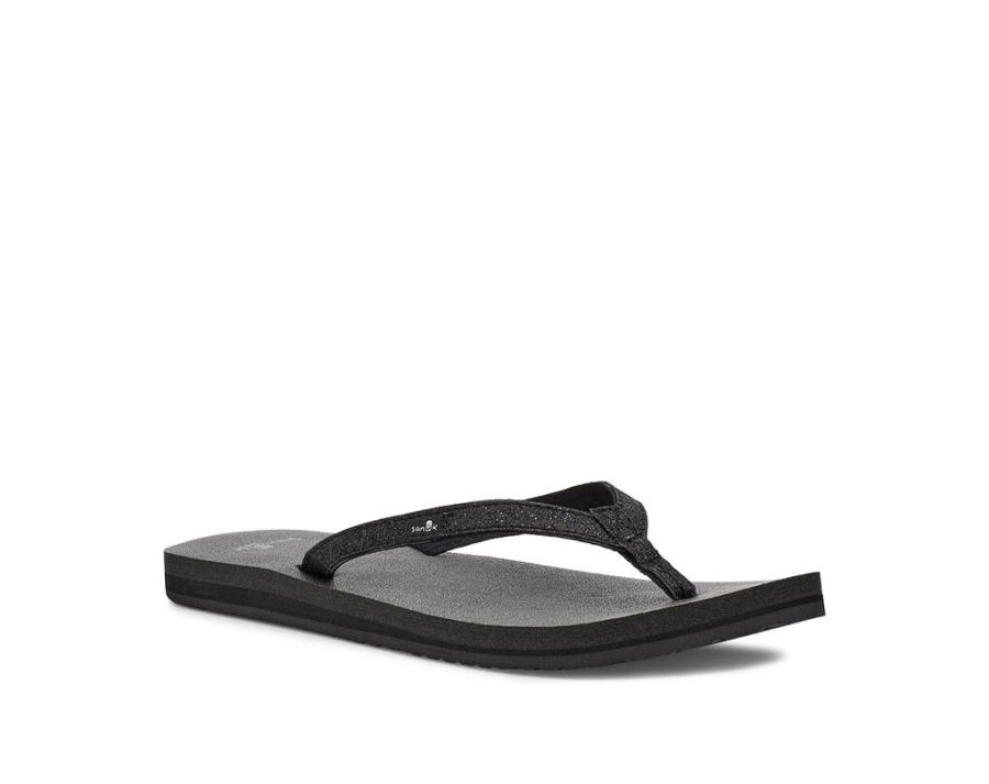 Sanuk Yoga Joy Sparkle Black Sparkle